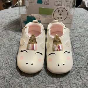 Robeez Unicorn Baby Crib Shoes